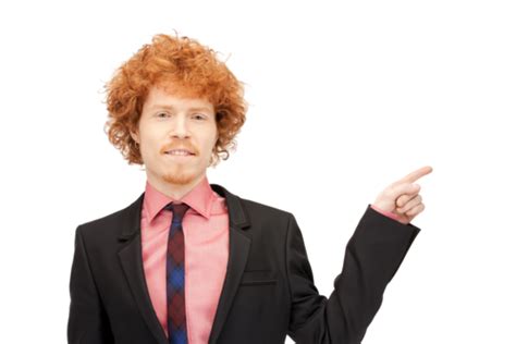 Businessman Pointing His Finger Male Announcement Looking Nice Png