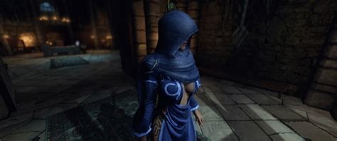 Nocturnal Archmages Robes By Stormhand At Skyrim Special Edition Nexus