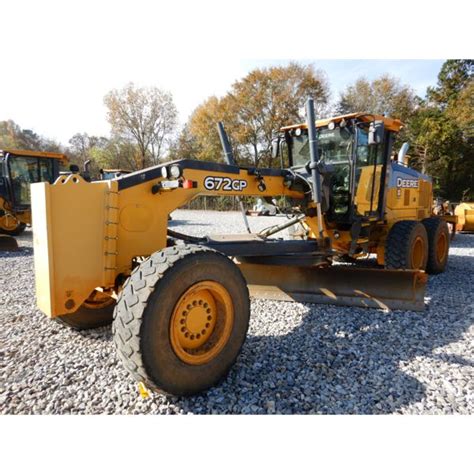 2014 John Deere 672gp Motor Grader Jm Wood Auction Company Inc