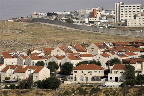 Rights Group Israel Approves Over 4000 New Settler Homes