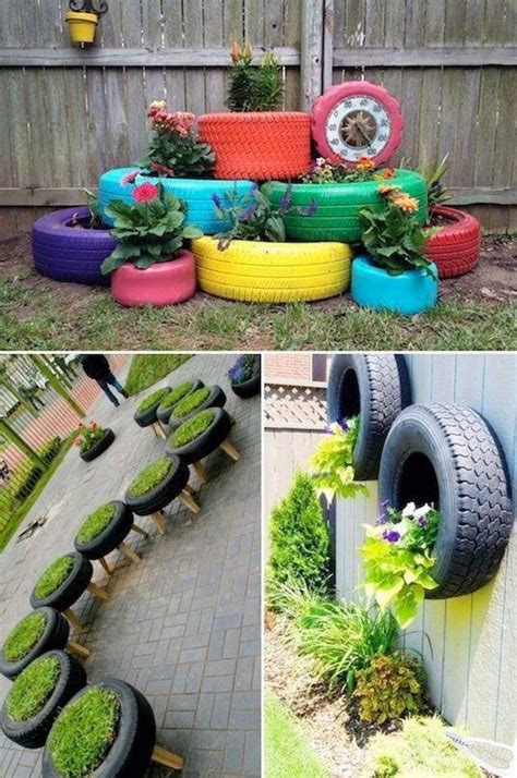 Recycled Tires Planters Trusper