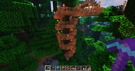 Minecraft Spiral Staircase 2x3 Withgola