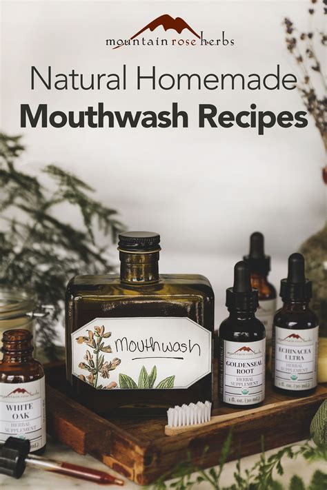 homemade herbal mouthwash recipes recipe in 2023 homemade mouthwash herbalism mouthwash