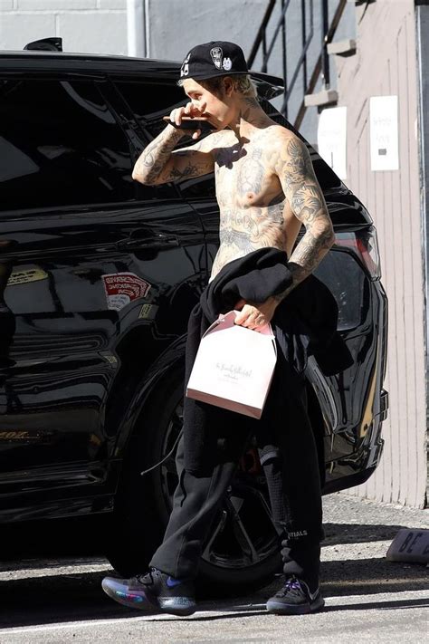 Justin Bieber Leaving A Dance Studio In Los Angeles California Today