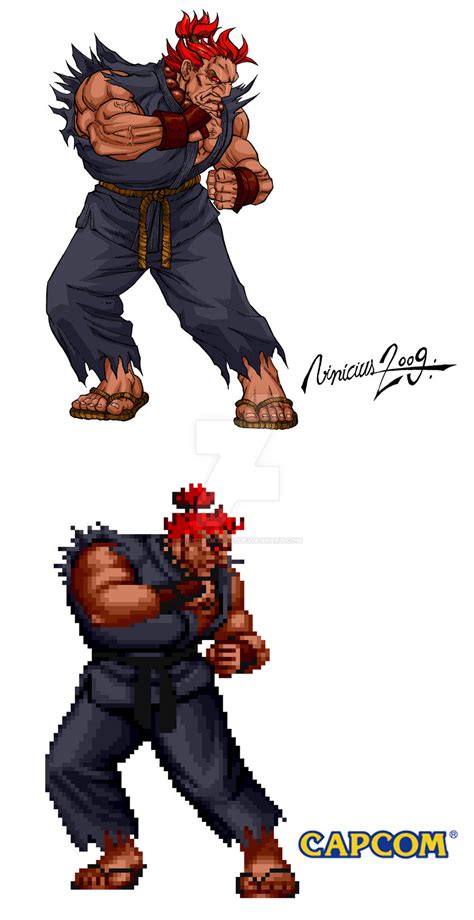 Akuma Super Street Fighter 2 By Viniciusmt2007 On Deviantart