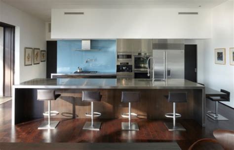 Beautiful Stainless Steel Kitchen Island Designs