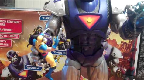 Marvel Universe Masterworks Sentinel 16 Inch Figure With Wolverine