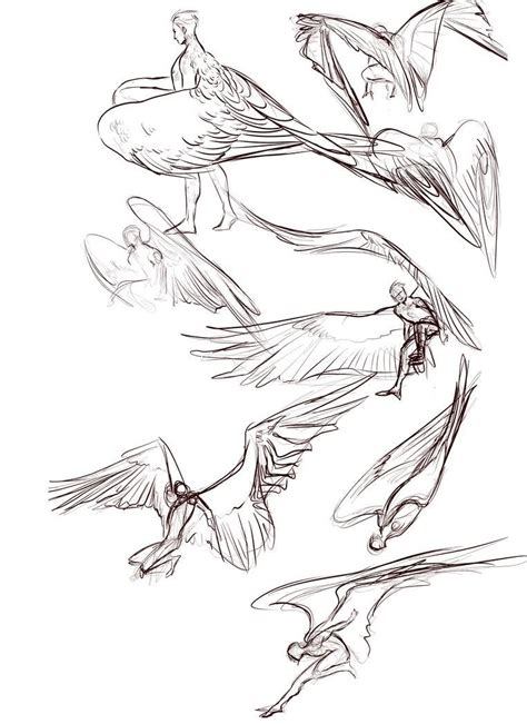 Wingy Doodles By Nebluus On Deviantart Wings Drawing Concept Art