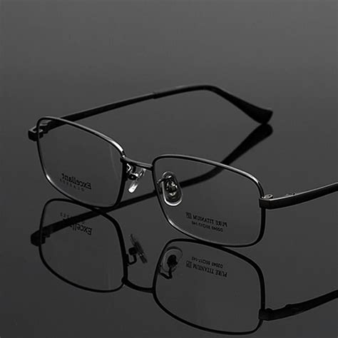 full frame oval shape men titanium eyeglasses frame glasses frame elegant picture frame ultra
