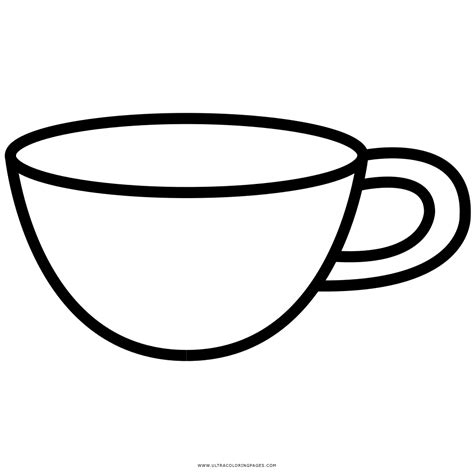 Tea Cup Coloring Sheet Coloring Pages