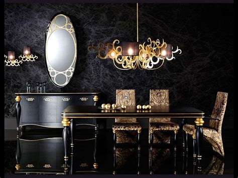 15 Refined Decorating Ideas In Glittering Black And Gold