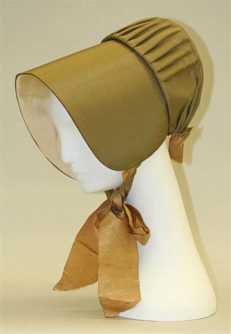 1830s America Silk Bonnet Victorian Hats Historical Hats Hats