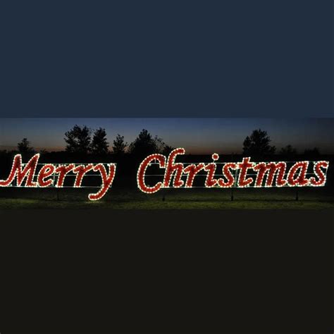 Outdoor Lighted Christmas Signs