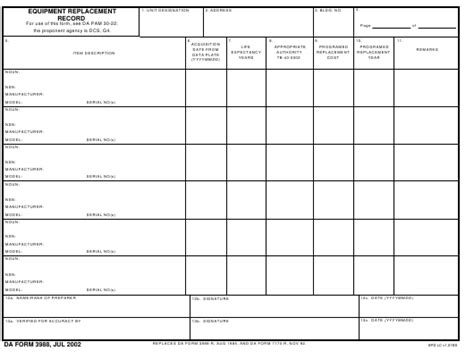 Da Form 3988 Fill Out Sign Online And Download Fillable Pdf