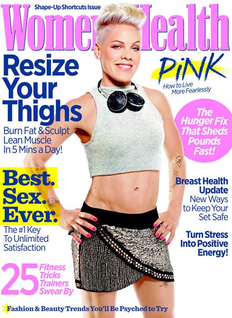 The Pixie Revolution P Nk On Cover Women S Health Magazine