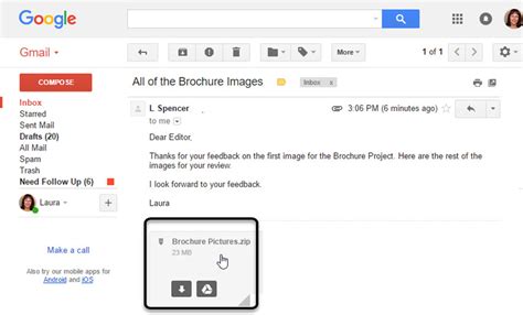 Gmail Template With Attachment