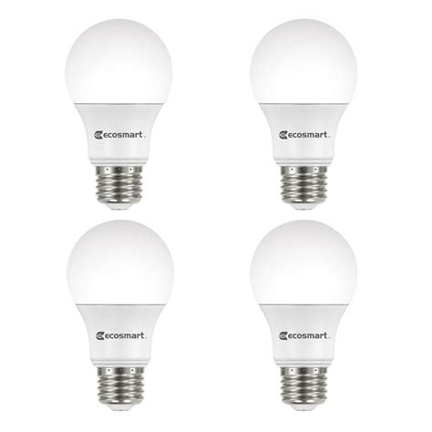 Ecosmart 60 Watt Equivalent A19 Dimmable Energy Star Led Light Bulb