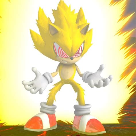 Fleetway Super Sonic Rendering By Brutalsurge402x On Deviantart Sonic