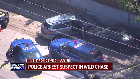 Police arrest shooting suspect after wild chase, shots fired