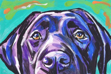 Art Pop Dog Pop Art Dog Art Labrador Retriever Art Labrador Art