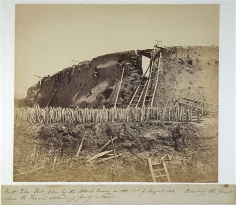 Fort Nord Taku 21 August 1860 Sw Foto Von Felice Beato