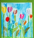 Kids Artists: Tulips; spring is coming!