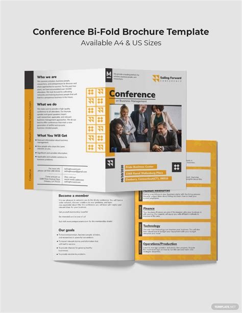 Conference Program Booklet Template Free Printable Templates
