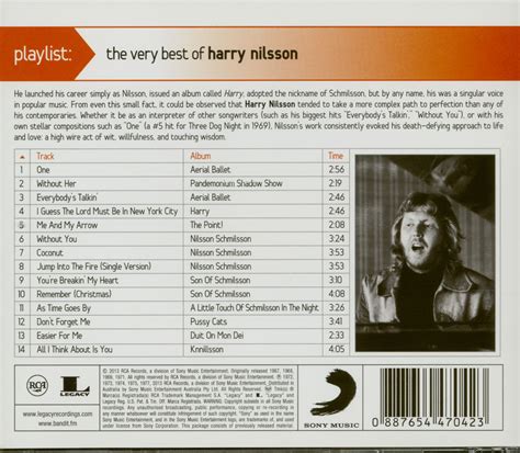 Harry Nilsson Cd Playlist The Very Best Of Harry Nilsson Cd Bear