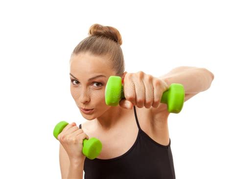 Woman Doing Fitness Exercise Stock Photo Image Of Figure Healthy