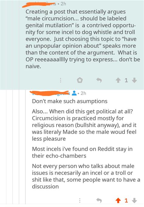Every Man That Makes A Stament About Circumcision Is An Incel Gatekeeping