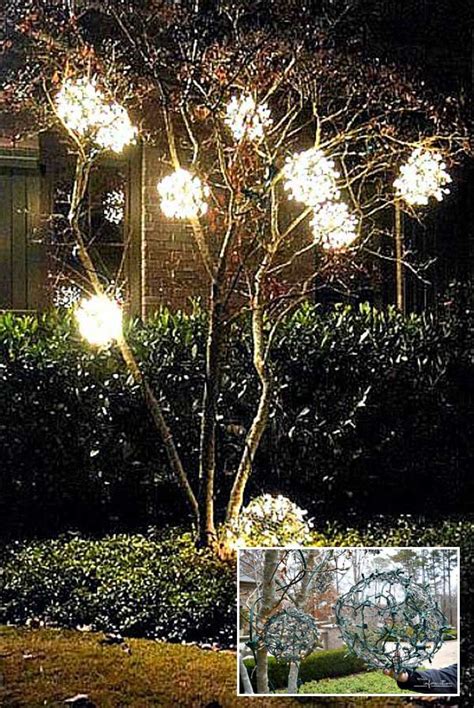 10 Cool Ideas To Decorate Garden Or Yard Trees For Christmas Amazing