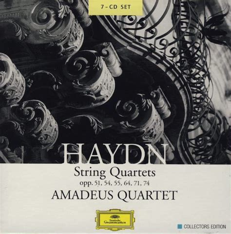 Joseph Haydn Amadeus Quartett String Quartets Opp 51 54 55 64