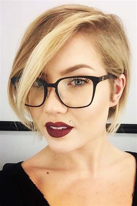 Blonde Short Hairstyles For Round Faces ★ See More Glaminati