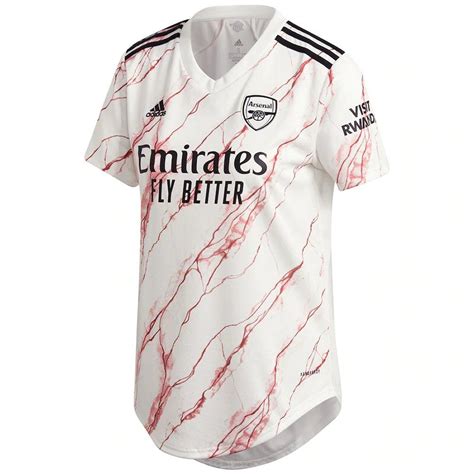 Arsenal Womens Away Shirt 202021 Genuine Adidas