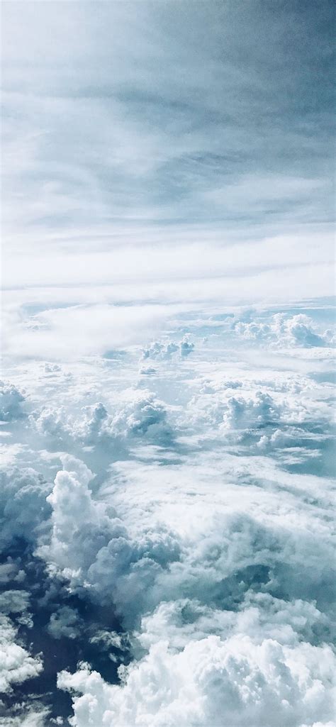 Sea Of Clouds During Daytime Iphone 12 Wallpapers Free Download