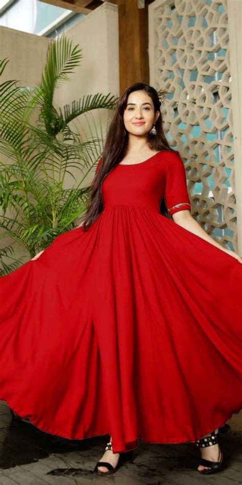 Discover More Than 88 Red Colour Frock Design Best Poppy