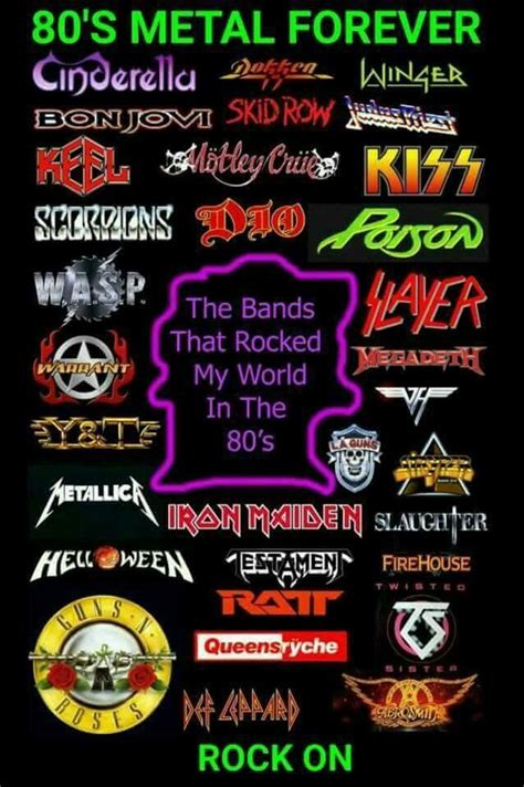 80s Metal Bands 80s Metal Bands Metal Bands Hair Metal Bands