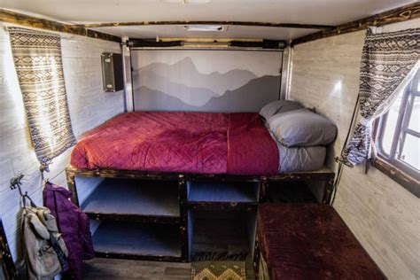 7x12 Cargo Trailer Camper Conversion Off Grid Stealth