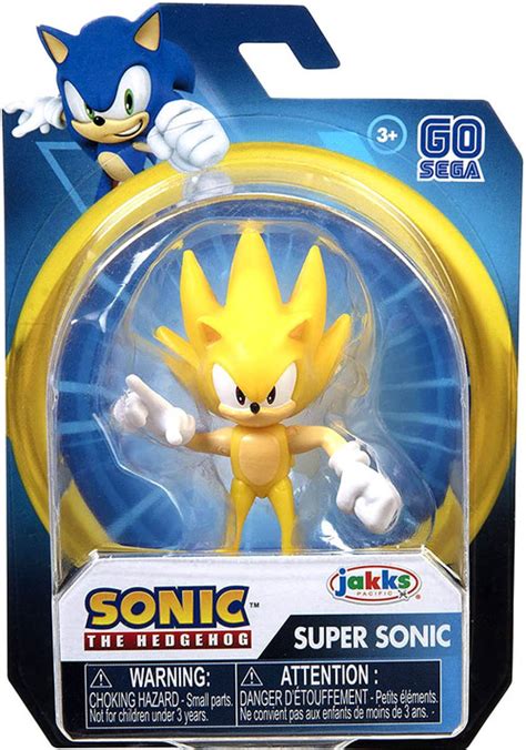 Sonic The Hedgehog 2020 Wave 2 Super Sonic 25 Mini Figure Modern Jakks