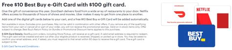 Design your own · gifts to use year long · perfect gift for anyone Best Buy: Purchase $100 Uber, Netflix Or DoorDash Giftcard ...