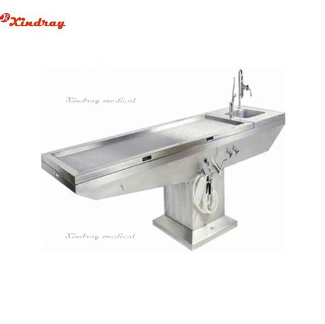 Medical Table Dead Body Autopsy Bed Dissecting Table China Mortuary