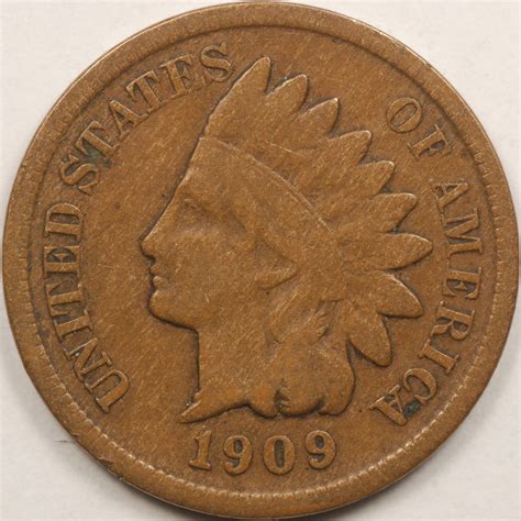 1909 S Indian Head Cents