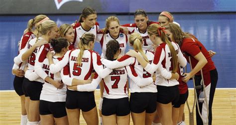 On Wisconsin Badgers Volleyball Women Volleyball Badger Volleyball