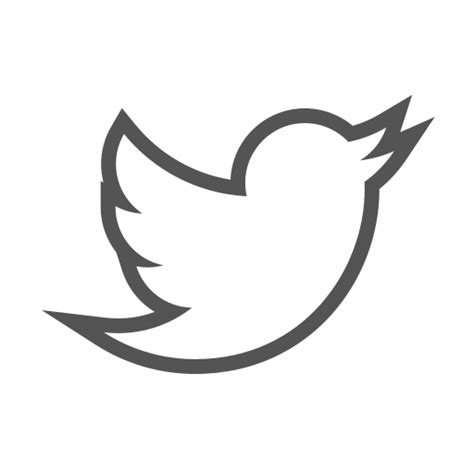 Twitter Bird Logo White
