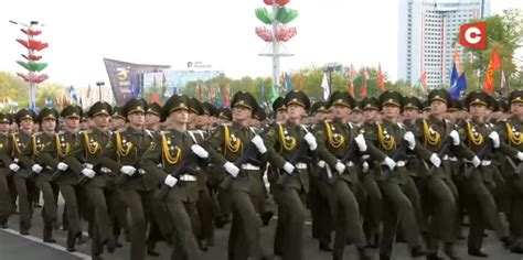 Belarus, country of eastern europe. In Wit-Rusland ging de parade wél door