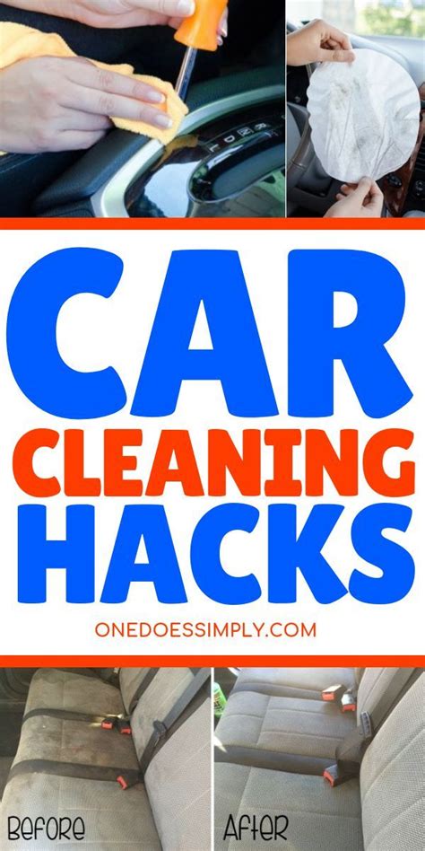 10 Diy Car Cleaning Hacks That Are Seriously Easy One Does Simply
