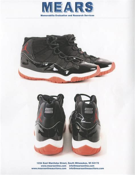 Nike air jordan 11 retro basketball shoes/sneakers shop now. Michael Jordan's Finals-Worn Air Jordan 11 "Breds" Hit The ...