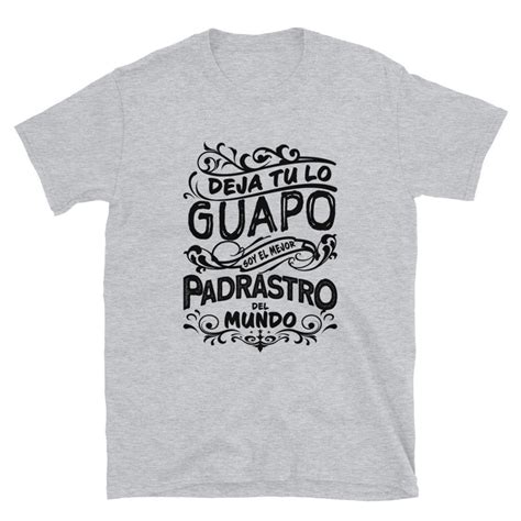 Camiseta Mejor Padrastro Del Mundo Short Sleeve T Shirt Best Etsy