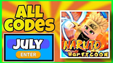 July 2021 Free Coins All Working Codes Naruto War Tycoon Roblox