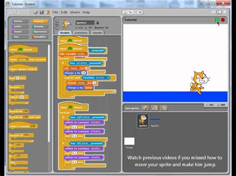 Scratch Tutorial How To Animate A Walking Sprite Doovi